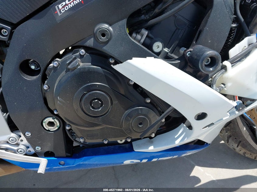2009 Suzuki Gsx-r750 VIN JS1GR7LAX92102399 IAAI salvage auction — FRONT END, Salvage (Texas), sold $1,750 on 2026-07-07 (photo 8)