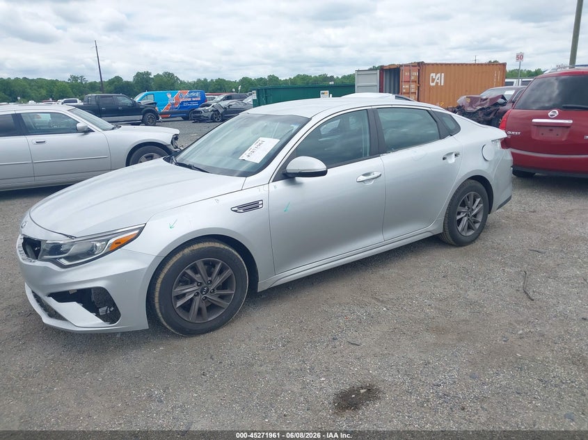 2020 Kia Optima VIN 5XXGT4L31LG416533 IAAI salvage auction — THEFT, Salvage - Greater Than 75% (Maryland), sold $825 on 2026-07-30 (photo 2)