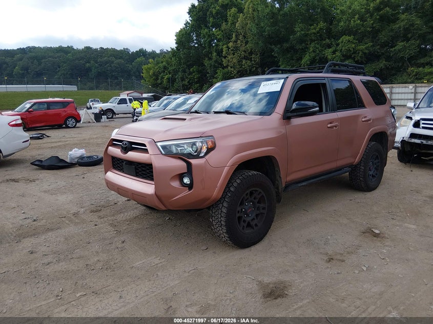 2022 Toyota 4runner VIN JTERU5JR3N5993604 IAAI salvage auction — REAR END, Salvage Title, sold $20,800 on 2026-07-22 (photo 2)