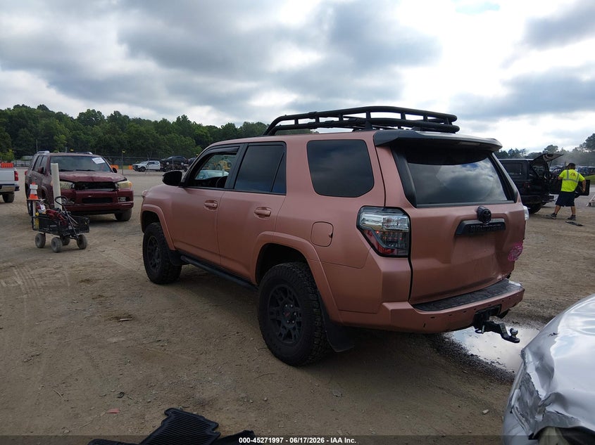 2022 Toyota 4runner VIN JTERU5JR3N5993604 IAAI salvage auction — REAR END, Salvage Title, sold $20,800 on 2026-07-22 (photo 3)