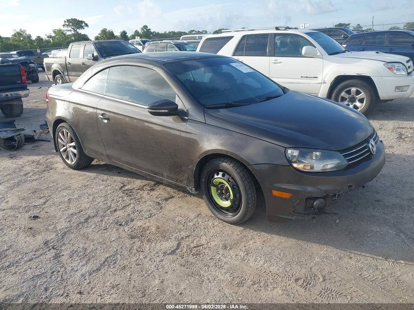 2012 Volkswagen Eos VIN WVWBW7AH8CV020072 IAAI salvage auction — FRONT END, Salvage Title, sold $425 on 2026-07-09 (photo 1)