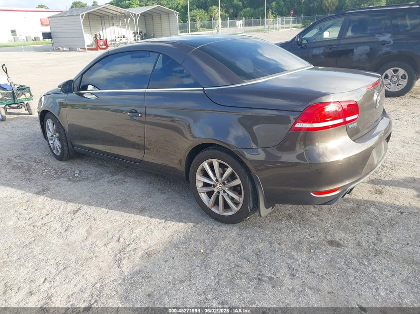 2012 Volkswagen Eos VIN WVWBW7AH8CV020072 IAAI salvage auction — FRONT END, Salvage Title, sold $425 on 2026-07-09 (photo 3)