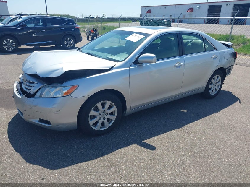 2007 Toyota Camry VIN JTNBE46K873107781 IAAI salvage auction — FRONT & REAR, Prior Salvage (Minnesota), sold $850 on 2026-07-20 (photo 2)