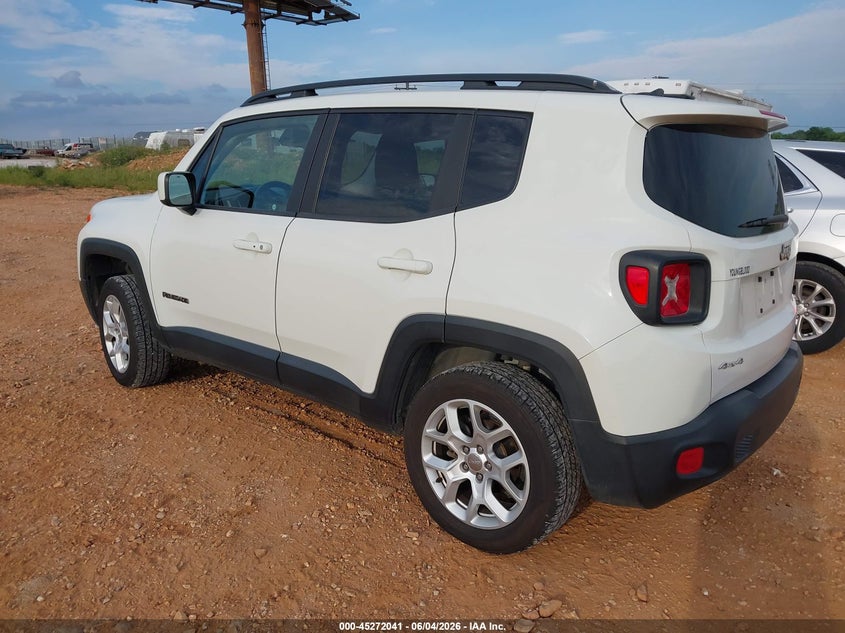 2017 Jeep Renegade VIN ZACCJBBB9HPG48494 IAAI salvage auction — HAIL, Salvage Title, sold $1,875 on 2026-07-13 (photo 3)