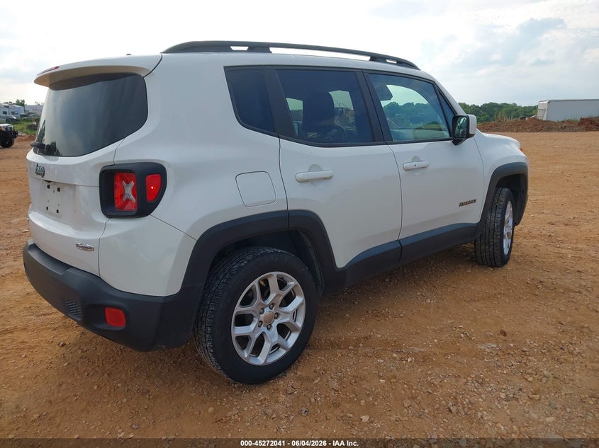2017 Jeep Renegade VIN ZACCJBBB9HPG48494 IAAI salvage auction — HAIL, Salvage Title, sold $1,875 on 2026-07-13 (photo 4)