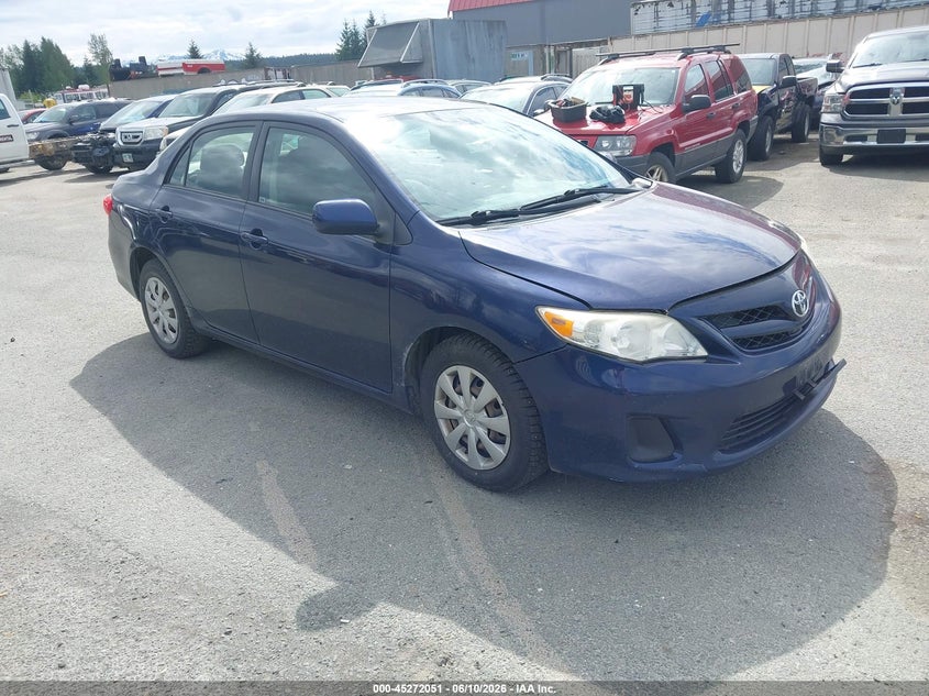2011 Toyota Corolla VIN JTDBU4EE8B9162658 IAAI salvage auction — LEFT REAR, Bill Of Sale (Alaska), sold $25 on 2026-07-24 (photo 1)