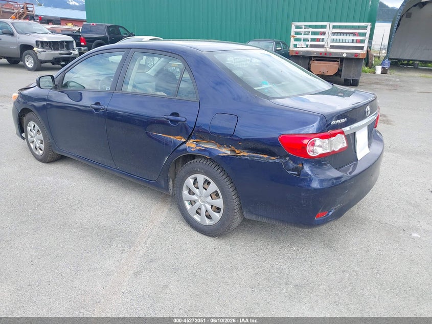 2011 Toyota Corolla VIN JTDBU4EE8B9162658 IAAI salvage auction — LEFT REAR, Bill Of Sale (Alaska), sold $25 on 2026-07-24 (photo 3)