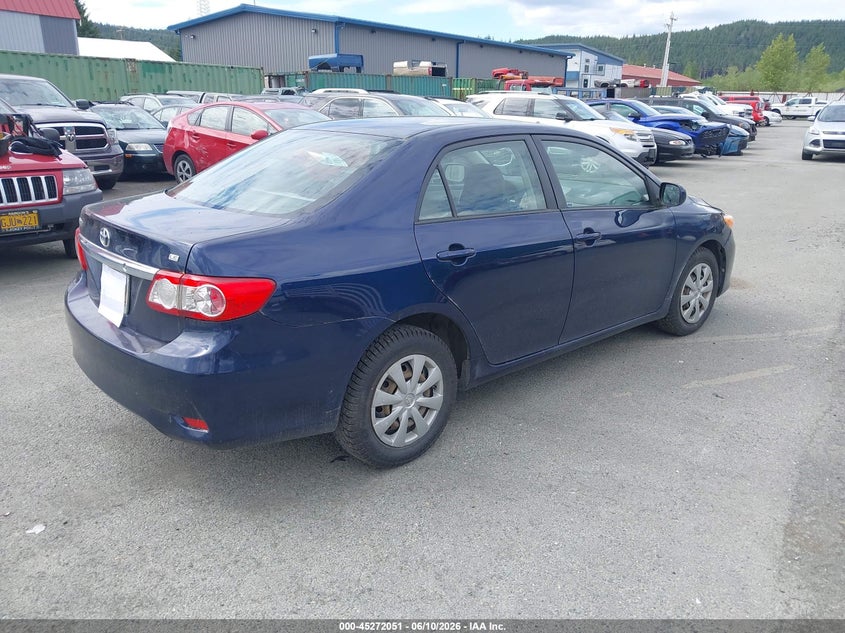 2011 Toyota Corolla VIN JTDBU4EE8B9162658 IAAI salvage auction — LEFT REAR, Bill Of Sale (Alaska), sold $25 on 2026-07-24 (photo 4)