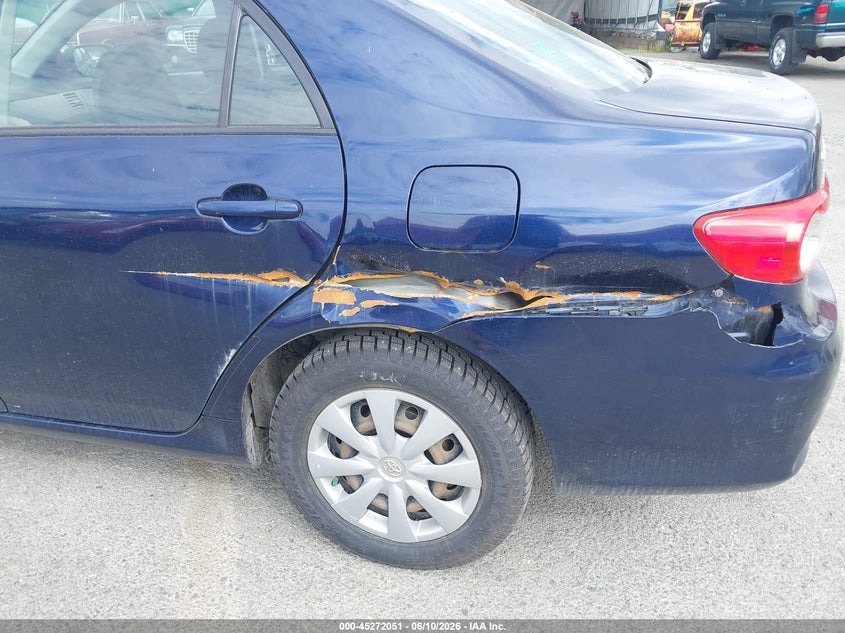 2011 Toyota Corolla VIN JTDBU4EE8B9162658 IAAI salvage auction — LEFT REAR, Bill Of Sale (Alaska), sold $25 on 2026-07-24 (photo 6)