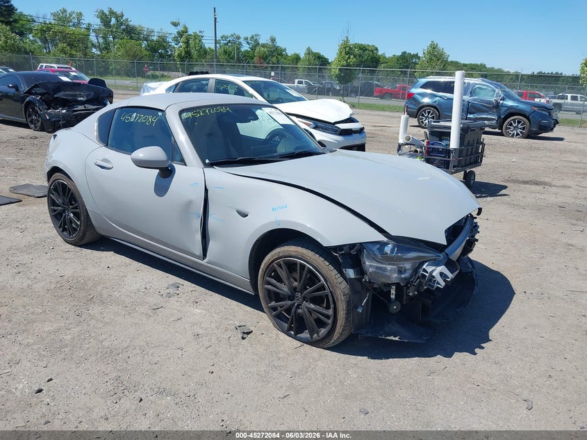2024 Mazda Mx-5 VIN JM1NDAM79R0607275 IAAI salvage auction — FRONT END, Salvage (Virginia), sold $5,750 on 2026-07-07 (photo 1)