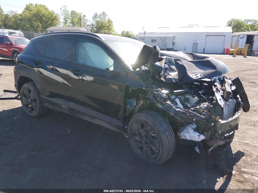 2026 Hyundai Kona VIN KM8HFCABXTU448614 IAAI salvage auction — FRONT END, Salvage (Pennsylvania), sold $3,000 on 2026-07-28 (photo 1)