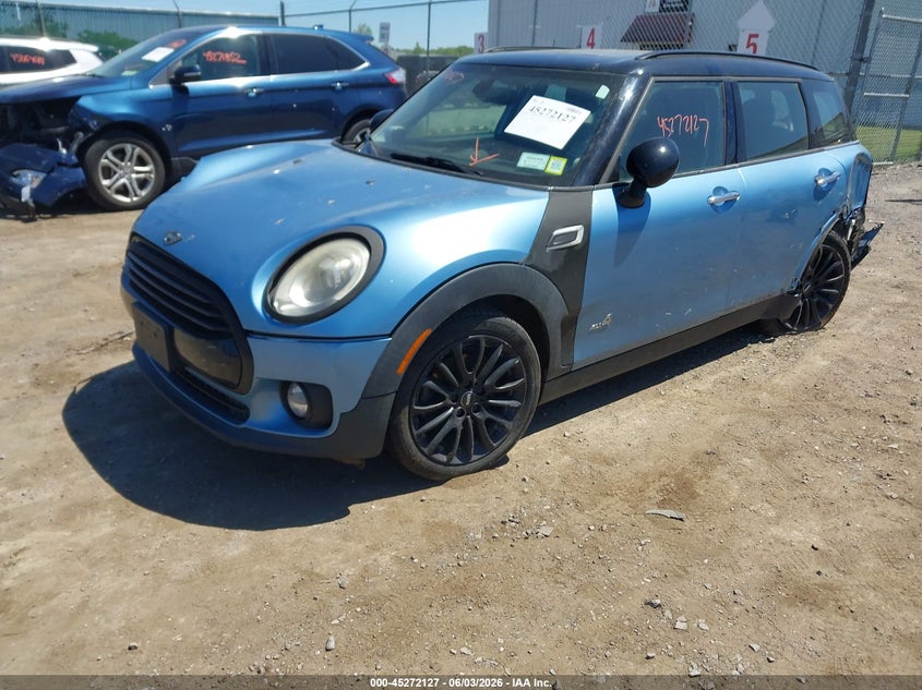 2017 Mini Clubman VIN WMWLU1C54H2F26890 IAAI salvage auction — FRONT & REAR, Salvage Title, sold $850 on 2026-07-14 (photo 2)