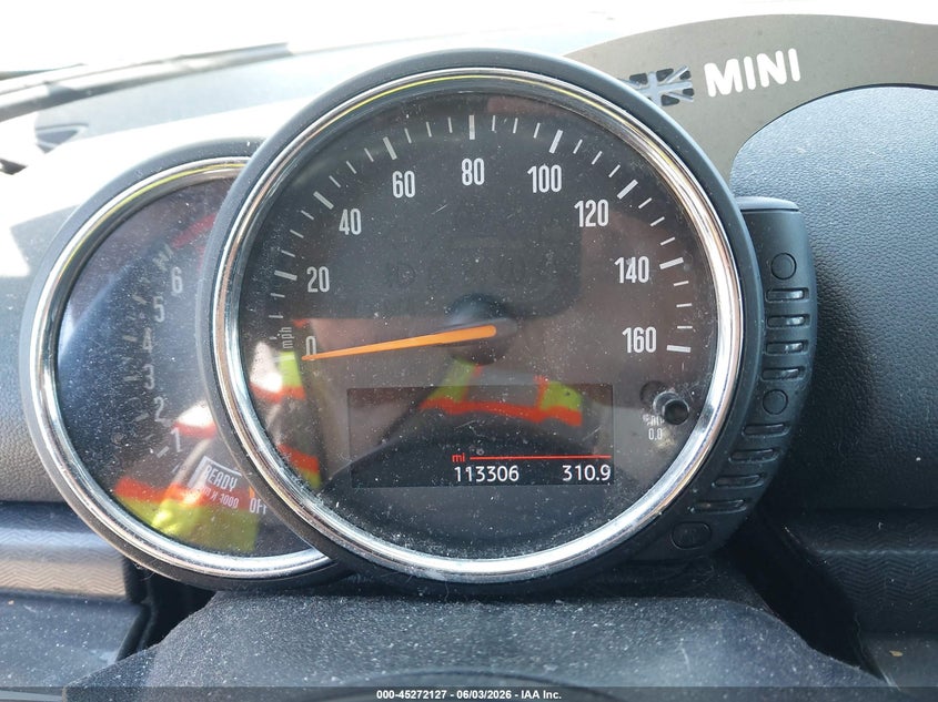 2017 Mini Clubman VIN WMWLU1C54H2F26890 IAAI salvage auction — FRONT & REAR, Salvage Title, sold $850 on 2026-07-14 (photo 7)