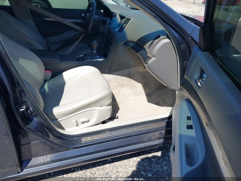 2012 Infiniti G VIN JN1DV6AP2CM810473 IAAI salvage auction — LEFT SIDE, Salvage Title, sold $450 on 2026-07-17 (photo 5)
