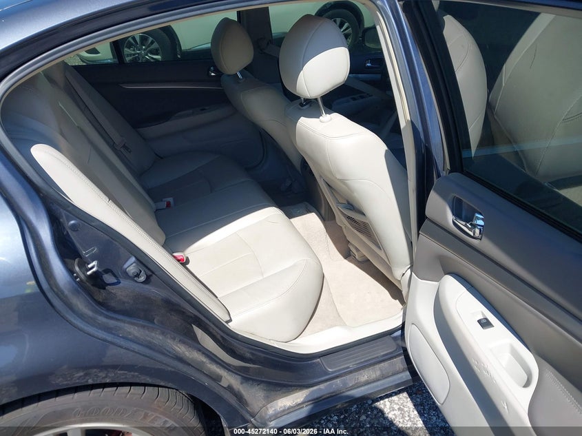 2012 Infiniti G VIN JN1DV6AP2CM810473 IAAI salvage auction — LEFT SIDE, Salvage Title, sold $450 on 2026-07-17 (photo 8)