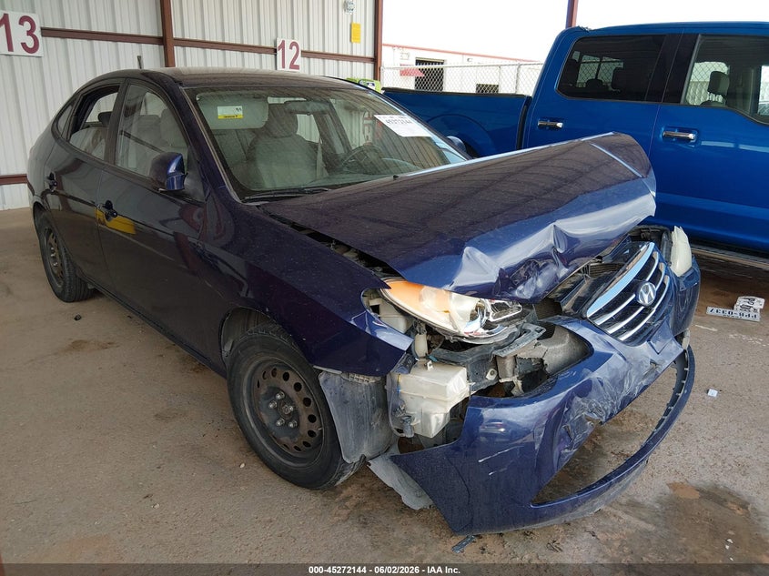 2010 Hyundai Elantra VIN KMHDU4AD7AU094124 IAAI salvage auction — FRONT END, Salvage (Texas), sold $400 on 2026-07-08 (photo 1)