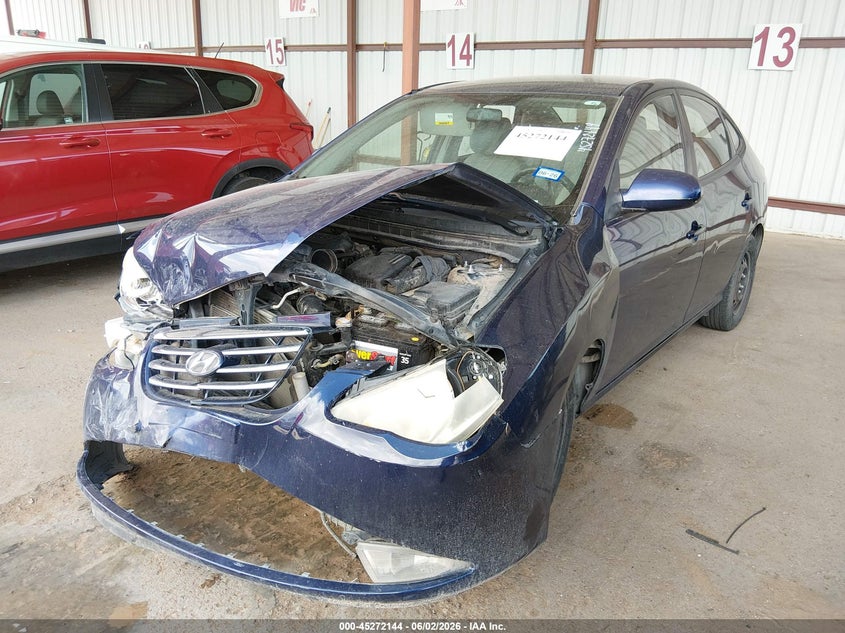 2010 Hyundai Elantra VIN KMHDU4AD7AU094124 IAAI salvage auction — FRONT END, Salvage (Texas), sold $400 on 2026-07-08 (photo 2)