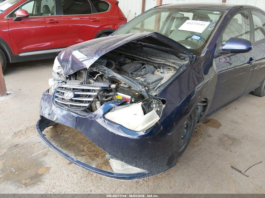 2010 Hyundai Elantra VIN KMHDU4AD7AU094124 IAAI salvage auction — FRONT END, Salvage (Texas), sold $400 on 2026-07-08 (photo 6)