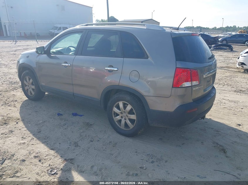 2013 Kia Sorento VIN 5XYKTDA23DG403400 IAAI salvage auction — ENGINE DAMAGE, Clear (Georgia), sold $925 on 2026-07-09 (photo 3)