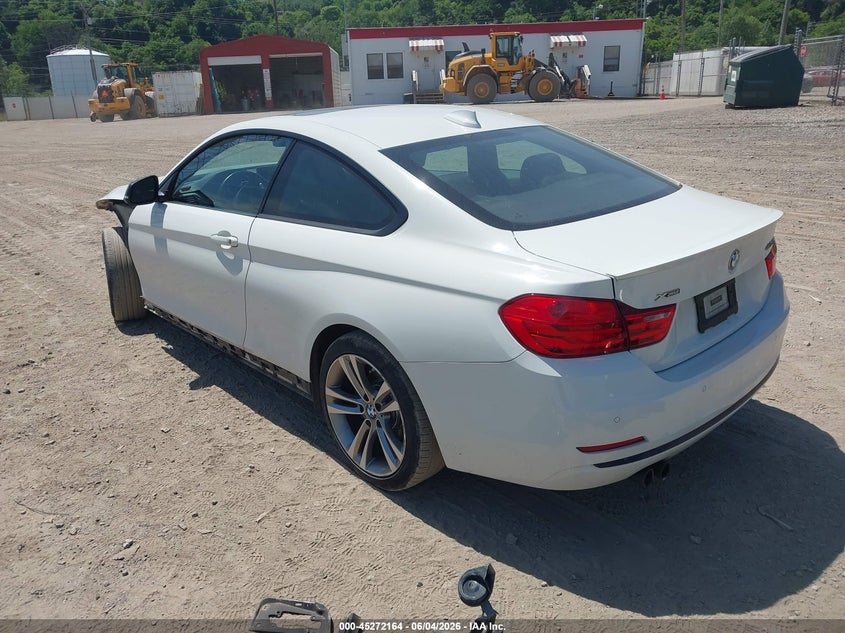 2015 BMW 4er VIN WBA3N9C56FK246264 IAAI salvage auction — FRONT END, Salvage (Pennsylvania), sold $2,850 on 2026-08-04 (photo 3)