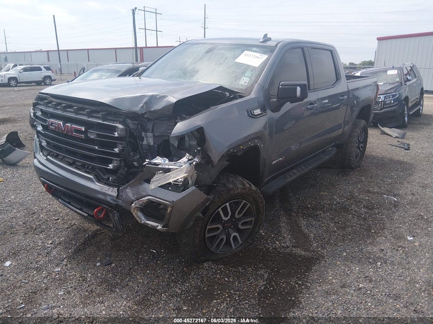 2021 Gmc SIERRA VIN 3GTU9EET9MG404374 IAAI salvage auction — LEFT FRONT, Salvage Title, sold $9,100 on 2026-07-23 (photo 2)