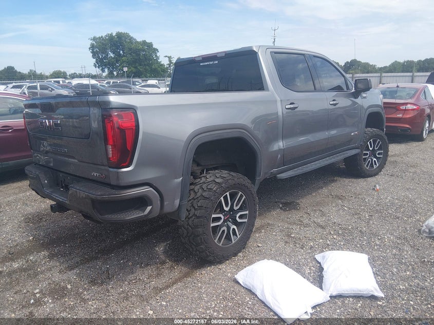 2021 Gmc SIERRA VIN 3GTU9EET9MG404374 IAAI salvage auction — LEFT FRONT, Salvage Title, sold $9,100 on 2026-07-23 (photo 4)