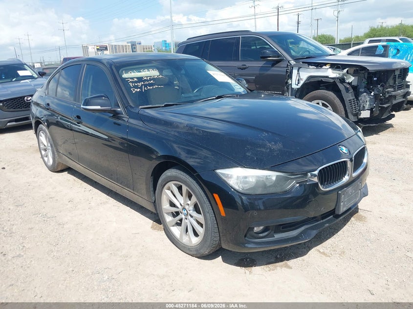 2016 BMW 3er VIN WBA8E1G5XGNT38382 IAAI salvage auction — REAR END, Original (Texas), sold $1,600 on 2026-07-29 (photo 1)