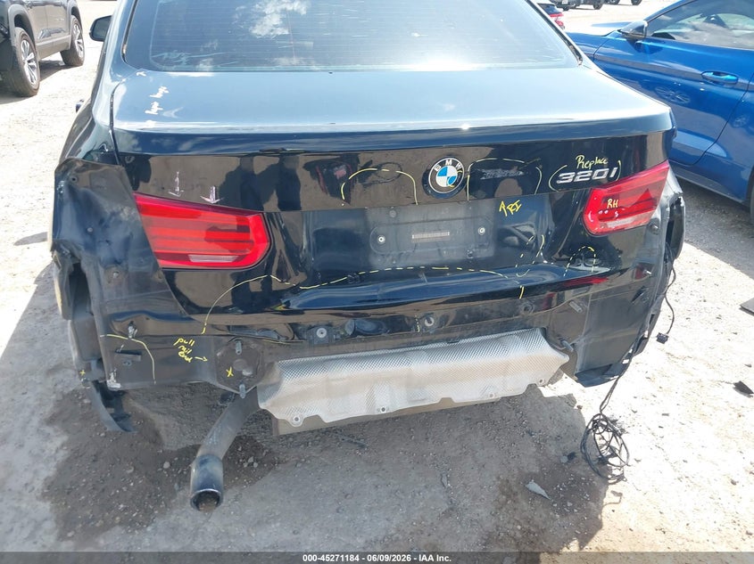 2016 BMW 3er VIN WBA8E1G5XGNT38382 IAAI salvage auction — REAR END, Original (Texas), sold $1,600 on 2026-07-29 (photo 6)