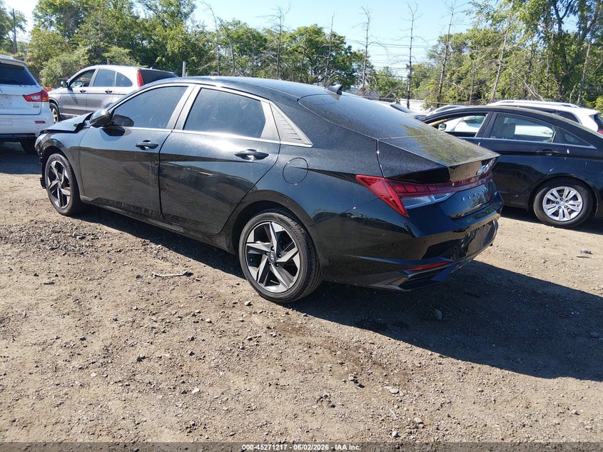 2021 Hyundai Elantra VIN 5NPLP4AG5MH041289 IAAI salvage auction — FRONT END, Salvage Title, sold $3,400 on 2026-07-20 (photo 3)
