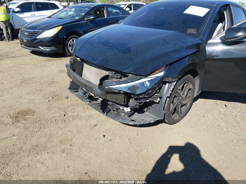 2021 Hyundai Elantra VIN 5NPLP4AG5MH041289 IAAI salvage auction — FRONT END, Salvage Title, sold $3,400 on 2026-07-20 (photo 6)