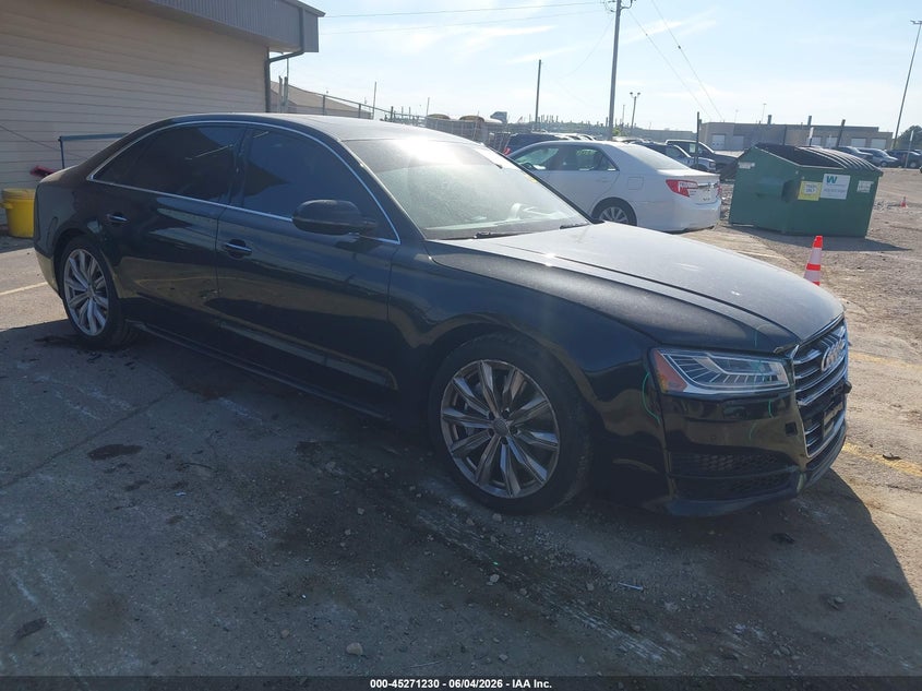 2017 Audi A8 VIN WAU44AFD7HN012762 IAAI salvage auction — FRONT END, Salvage Title, sold $7,850 on 2026-07-30 (photo 1)