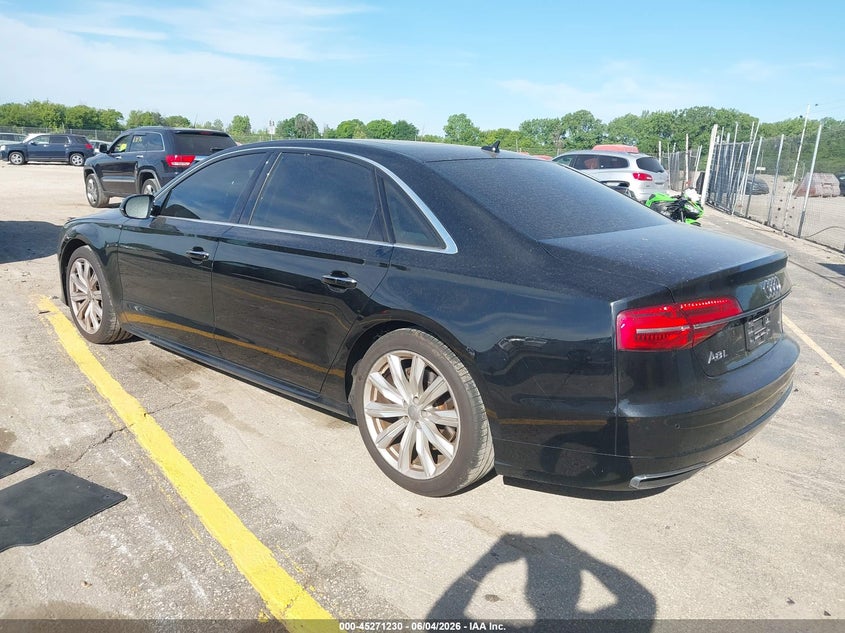 2017 Audi A8 VIN WAU44AFD7HN012762 IAAI salvage auction — FRONT END, Salvage Title, sold $7,850 on 2026-07-30 (photo 3)