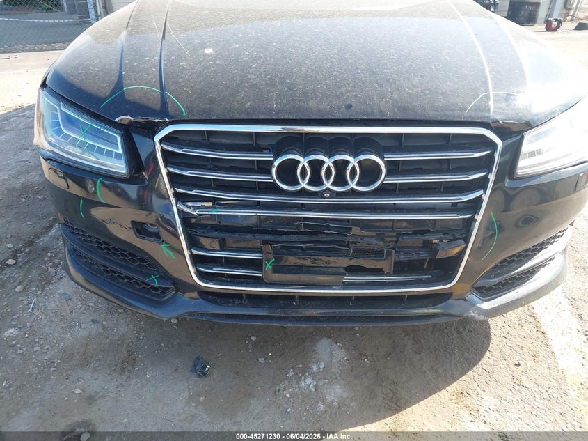 2017 Audi A8 VIN WAU44AFD7HN012762 IAAI salvage auction — FRONT END, Salvage Title, sold $7,850 on 2026-07-30 (photo 6)