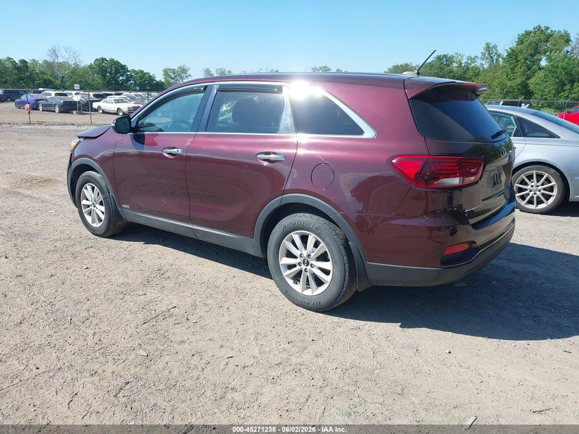2019 Kia Sorento VIN 5XYPGDA38KG478786 IAAI salvage auction — FRONT END, Salvage Title, sold $2,450 on 2026-07-20 (photo 3)