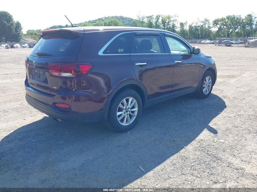 2019 Kia Sorento VIN 5XYPGDA38KG478786 IAAI salvage auction — FRONT END, Salvage Title, sold $2,450 on 2026-07-20 (photo 4)