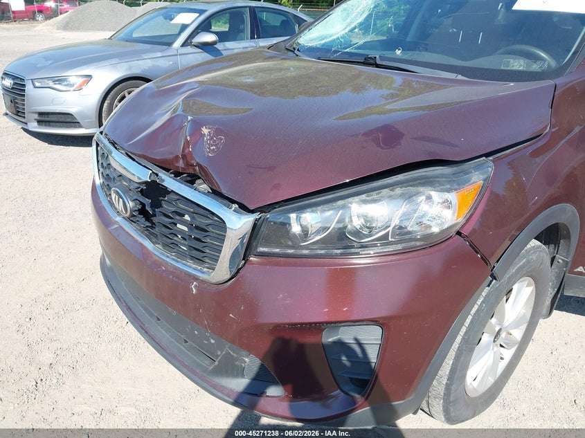 2019 Kia Sorento VIN 5XYPGDA38KG478786 IAAI salvage auction — FRONT END, Salvage Title, sold $2,450 on 2026-07-20 (photo 6)
