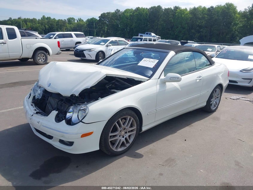 2009 Mercedes-benz Clk-klasse VIN WDBTK56F39T103200 IAAI salvage auction — FRONT END, Salvage (North Carolina), sold $675 on 2026-07-16 (photo 2)