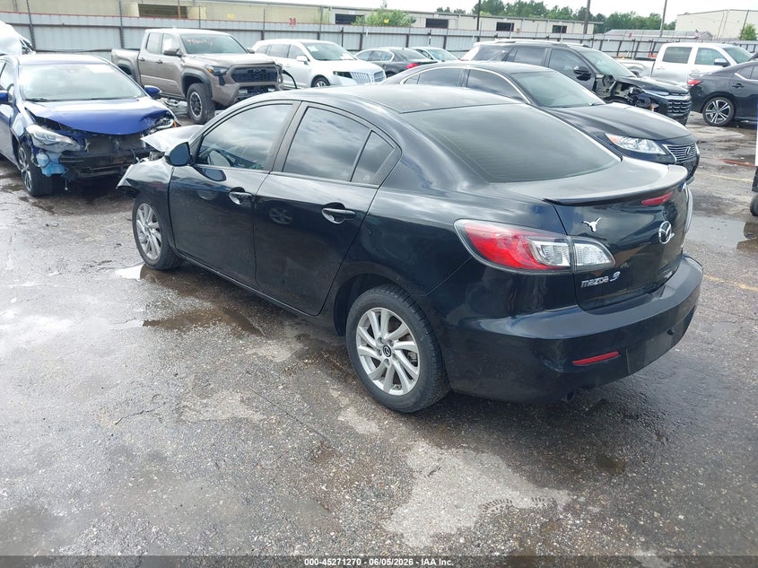 2013 Mazda 3 VIN JM1BL1W73D1751927 IAAI salvage auction — FRONT END, Salvage (Texas), sold $125 on 2026-07-22 (photo 3)