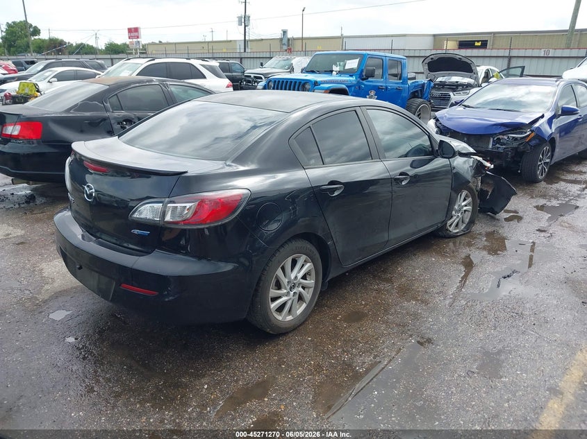 2013 Mazda 3 VIN JM1BL1W73D1751927 IAAI salvage auction — FRONT END, Salvage (Texas), sold $125 on 2026-07-22 (photo 4)