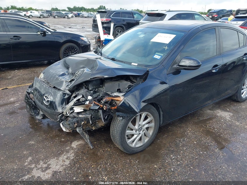 2013 Mazda 3 VIN JM1BL1W73D1751927 IAAI salvage auction — FRONT END, Salvage (Texas), sold $125 on 2026-07-22 (photo 6)