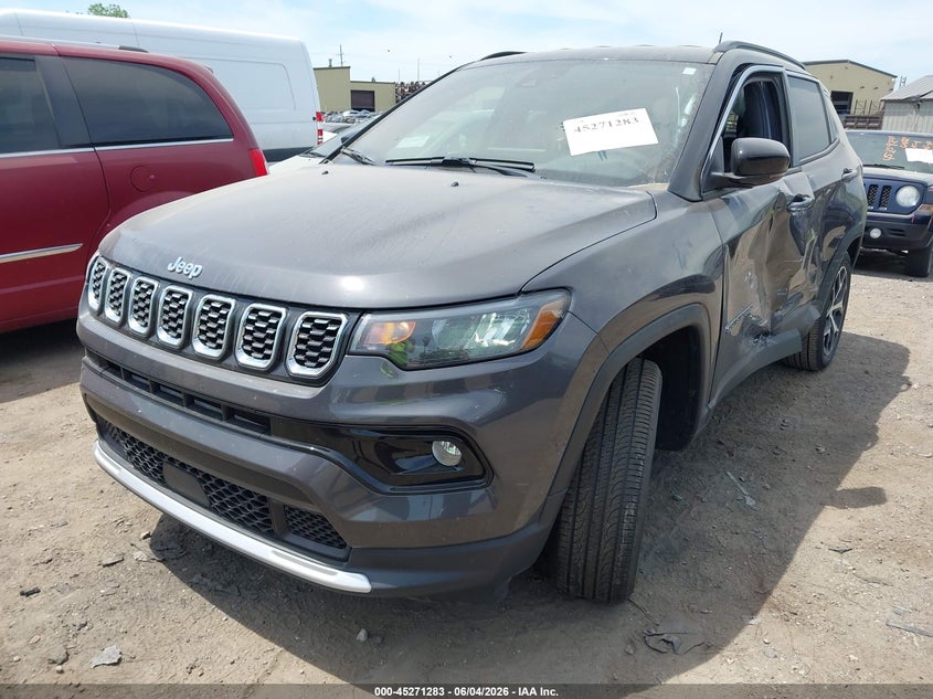 2024 Jeep Compass VIN 3C4NJDCN3RT151741 IAAI salvage auction — LEFT SIDE, Salvage Title, sold $7,350 on 2026-08-27 (photo 2)