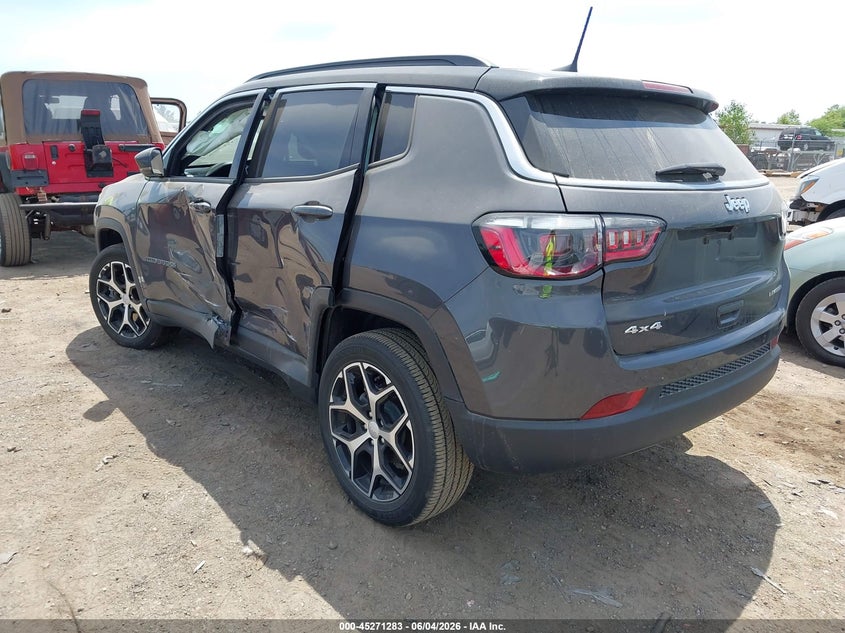 2024 Jeep Compass VIN 3C4NJDCN3RT151741 IAAI salvage auction — LEFT SIDE, Salvage Title, sold $7,350 on 2026-08-27 (photo 3)