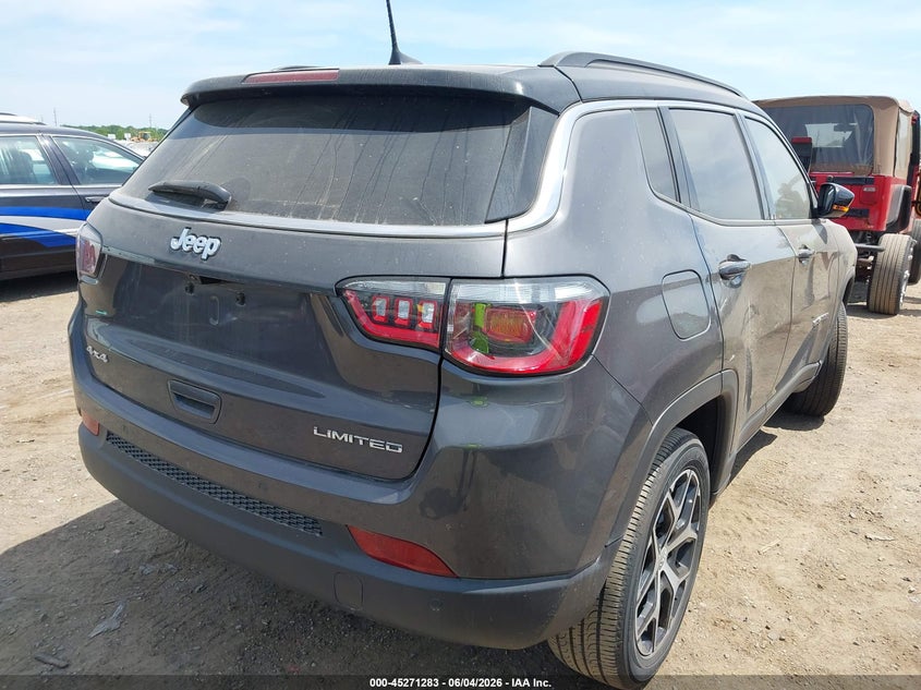 2024 Jeep Compass VIN 3C4NJDCN3RT151741 IAAI salvage auction — LEFT SIDE, Salvage Title, sold $7,350 on 2026-08-27 (photo 4)