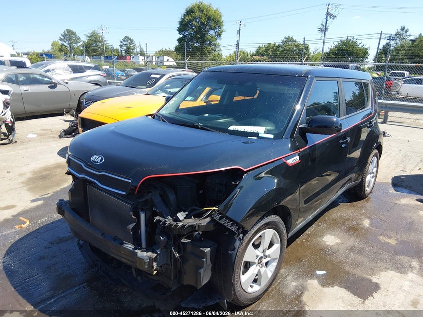 2019 Kia Soul VIN KNDJN2A21K7629133 IAAI salvage auction — FRONT END, Salvage (South Carolina), sold $1,575 on 2026-07-06 (photo 2)