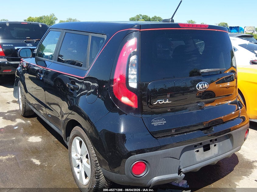 2019 Kia Soul VIN KNDJN2A21K7629133 IAAI salvage auction — FRONT END, Salvage (South Carolina), sold $1,575 on 2026-07-06 (photo 3)