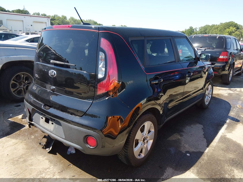 2019 Kia Soul VIN KNDJN2A21K7629133 IAAI salvage auction — FRONT END, Salvage (South Carolina), sold $1,575 on 2026-07-06 (photo 4)