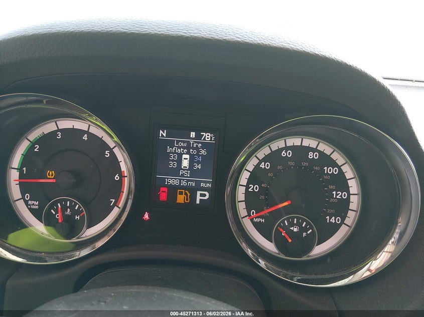 2013 Dodge Durango VIN 1C4SDHDT9DC564217 IAAI salvage auction — FRONT END, Salvage Title, sold $1,850 on 2026-07-29 (photo 7)