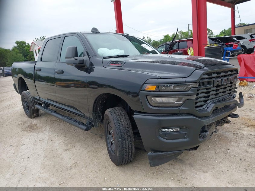 2025 Ram 2500 VIN 3C6UR5CJ7SG537494 IAAI salvage auction — FRONT END, Salvage Title, sold $8,100 on 2026-07-28 (photo 1)