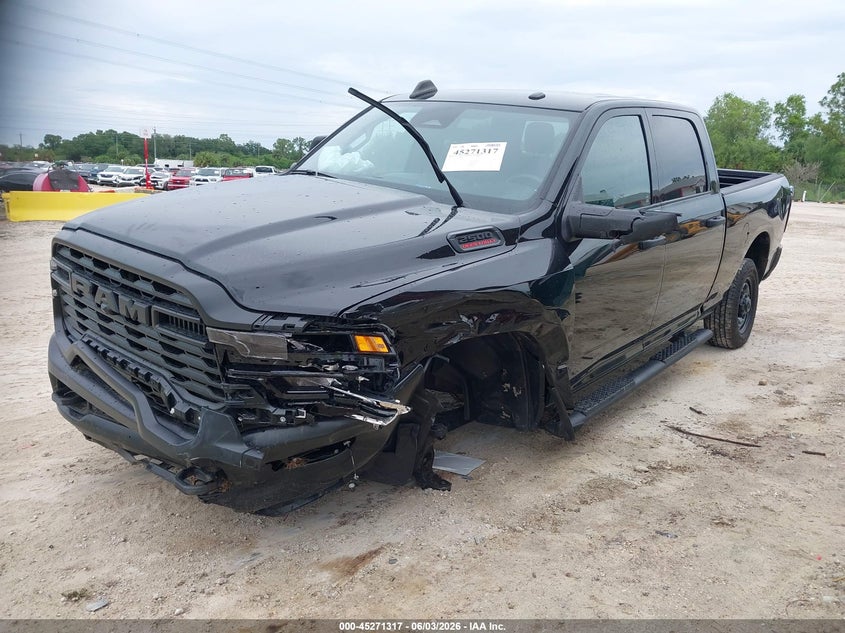 2025 Ram 2500 VIN 3C6UR5CJ7SG537494 IAAI salvage auction — FRONT END, Salvage Title, sold $8,100 on 2026-07-28 (photo 2)