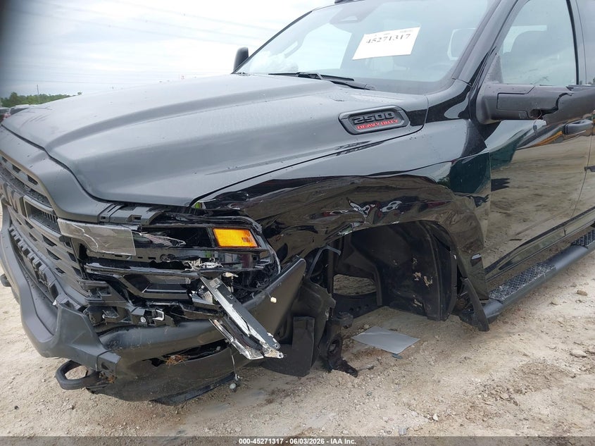 2025 Ram 2500 VIN 3C6UR5CJ7SG537494 IAAI salvage auction — FRONT END, Salvage Title, sold $8,100 on 2026-07-28 (photo 6)